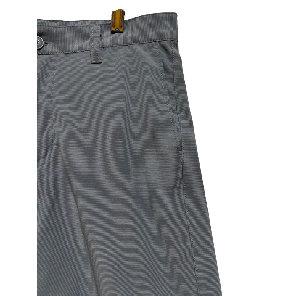 RVCA Daggers Fit Blue/Grey Performance Stretch Shorts Mens sz 28 golf preppy - Picture 2 of 9
